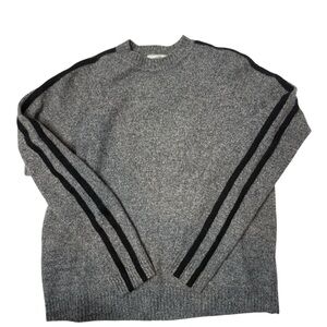 Horny Toad Lambs Wool Gray Crew Neck Pullover Sweater Medium Retro